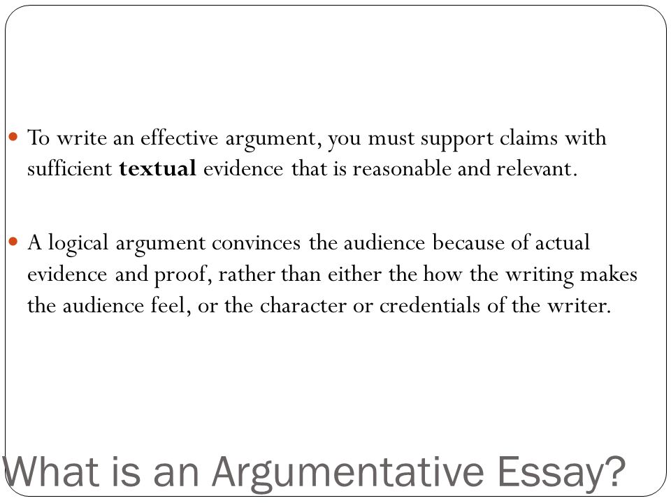 argumentative essay opposing viewpoints